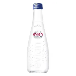 Agua Mineral Natural Evian con Gas – 330ml